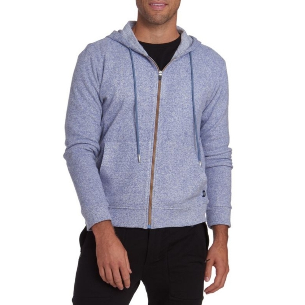 PINO BY PINOPORTE Julius Heathered Zip Up Hoodie